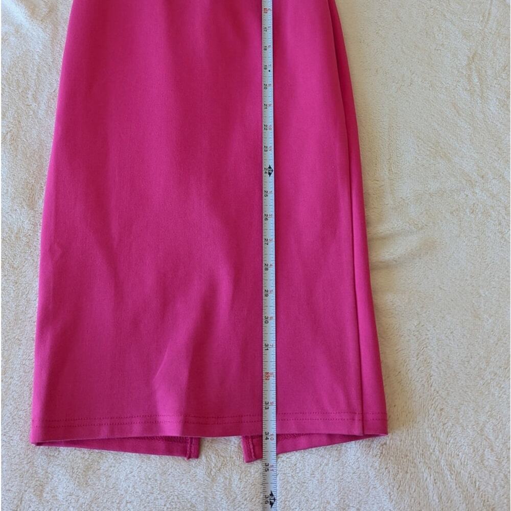 NWT Superdown Lilian Strapless Hot Pink Midi Bodycon Dress, size XS - Picture 8 of 9